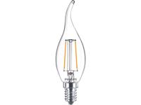 philips LED Lampe ersetzt 25W, E14 Windstoßkerze BA35, klar, warmweiß, 250 Lumen, nicht dimmbar, 1er Pack [Energieklasse A++]