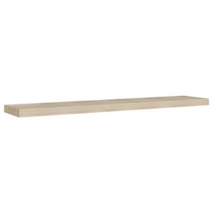 vidaXL Wandschappen zwevend 2 st 120x23,5x3,8 cm MDF eikenkleurig