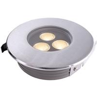 deko-light LED Bodeneinbauleuchte Flat II in Silber 5W 3000K IP67 - 