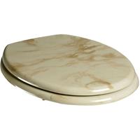 adob WC-Sitz Marmor mit starkem MDF Holzkern und Marmordekor - 
