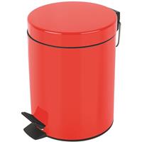 Kosmetikeimer 'Sydney Rot' Mülleimer Treteimer Abfalleimer - 3 Liter – mit herausnehmbaren Inneneimer