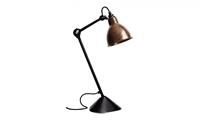 DCW Lampe Gras N° 205 Round DW 3700677620194 Zwart / Ruw koper