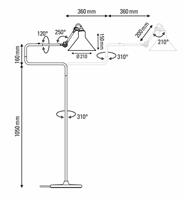 DCW Lampe Gras N° 411 Conic DW 3700677629159 Zwart / Chroom