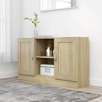 vidaXL Dressoir 120x30,5x70 cm spaanplaat sonoma eikenkleurig