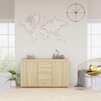 vidaXL Dressoir 120x36x69 cm spaanplaat sonoma eikenkleurig