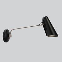 Northern Birdy - Wandlampe 53cm schwarz/stahl