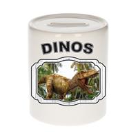 Bellatio Dieren brullende t-rex dinosaurus spaarpot - dinosaurs/ dinosaurussen spaarpotten kinderen 9 cm -