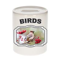 Bellatio Dieren pestvogel spaarpot - birds/ vogels spaarpotten kinderen 9 cm -