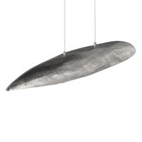 FISCHER & HONSEL LED hanglamp Colmar, lengte 140 cm, nikkel