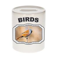 Bellatio Dieren baardmannetje vogel spaarpot - birds/ vogels spaarpotten kinderen 9 cm -