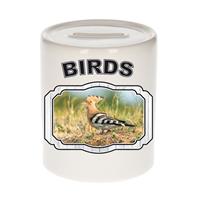 Bellatio Dieren hop vogel spaarpot - birds/ vogels spaarpotten kinderen 9 cm -