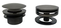 mueller Moon vaste knop/plug badoverloopcombinatie verouderd ijzer