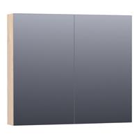 Saniclass Plain Spiegelkast 80x70x15cm Legno Calore SK-PL80LC