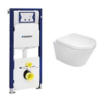 geberit UP320 toiletset met Mueller Afesta toilet en softclose zitting