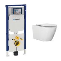 geberit UP720 toiletset met Saniclear Jama randloos toilet en softclose zitting