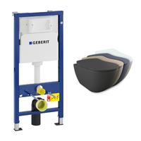 geberit UP100 toiletset met Sanigoods Alpha randloos toilet naar keuze en softclose zitting