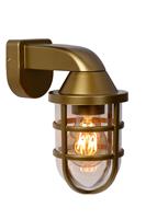 Lucide LEWIS Wandlamp Buiten E27 Mat Goud