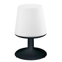 koziol Tafellamp Light to go; 18x18x28 cm (LxBxH); wit/zwart