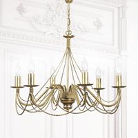 EMIBIG LIGHTING kroonluchter Tori 6, 6-lamps, goud