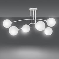 EULUNA Plafondlamp Pregos 6, 6-lamps in wit