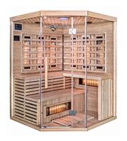 homedeluxe Home Deluxe - Infrarotsauna Sahara XXL mit Vollspektrumstrahler | Infrarotkabine Wärmekabine, Saunakabine, Sauna