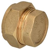 Sanivesk knelfitting eindkap 22 mm V