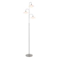 Steinhauer Tallerken - vloerlamp 3L G9 - Staal