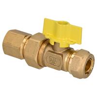 Sanivesk kogelkraan gas Knel 1/2F x 15mm vlinder