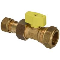 Sanivesk kogelkraan gas Knel 22x15mm vlinder