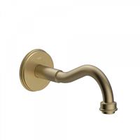 tres Clasic inbouw muuruitloop 21cm mat verouderd messing