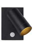 Lucide TAYLOR Wandspot 1xGU10/50W Zwart IP54