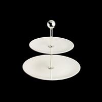 DIBBERN - White Pure - Etagere 2laags+borden 16-21cm