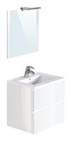 Praxis T-Bath badmeubelset Milenio 60cm glanzend wit