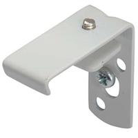 Leen Bakker Wandsteunen 3cm, 2 stuks Plus rail - wit