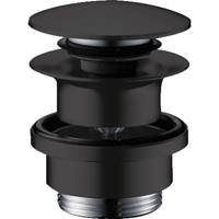 Ablaufgarnitur Push Open, Farbe: Schwarz Matt - 50100670 - Hansgrohe