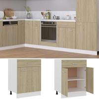 vidaXL Schubunterschrank Sonoma-Eiche 60x46x81,5 cm Spanplatte 