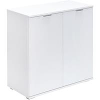 DEUBA Sideboard Kommode Mehrzweckschrank Schlafzimmer Schrank Büromöbel DB111 - Weiß - 