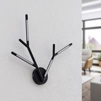 Lucande Cuerno LED wandlamp in zwart-wit