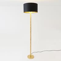 J. Holländer Vloerlamp Cancelliere Rotonda sits zwart/goud