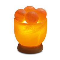 Wagner Life Design Zoutkristalschaal met massagekogels, rond