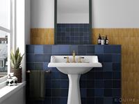 Equipe Wandtegel Magma sea blue 13x13