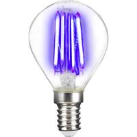 LightMe LM85311 LED EEK B (A++ - E) E14 Tropfenform 4W Blau (Ø x L) 45mm x 78mm Filament 1St. D857411 - 