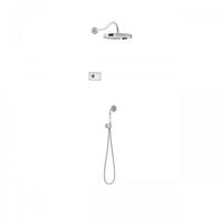 Tres Shower Technology Clasic elektronische inbouwthermostaat met regendouche en handdouche wandmontage chroom