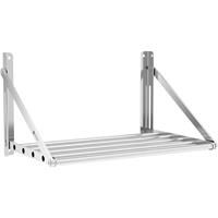 Royal Catering Wandplank - inklapbaar - 60 x 45 cm - 40 kg - roestvrij staal