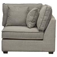 HomingXL Zitmodule Mazur hoekelement | stof Kiss taupe 181