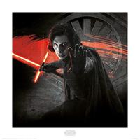 Pyramid Star Wars The Last Jedi Kylo Ren Force Kunstdruk 40x40cm