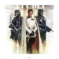 Pyramid Star Wars Rogue One Krennic and Death Troopers Kunstdruk 40x40cm