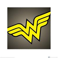 Pyramid DC Comics Wonder Woman Symbol Kunstdruk 40x40cm