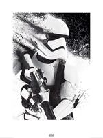 Pyramid Star Wars Episode VII Stormtrooper Paint Kunstdruk 60x80cm