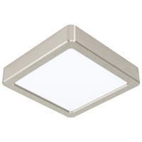 EGLO LED-Deckenleuchte 'Fueva 5' nickelfarben 16 x 16 x 2,8 cm 1200 lm